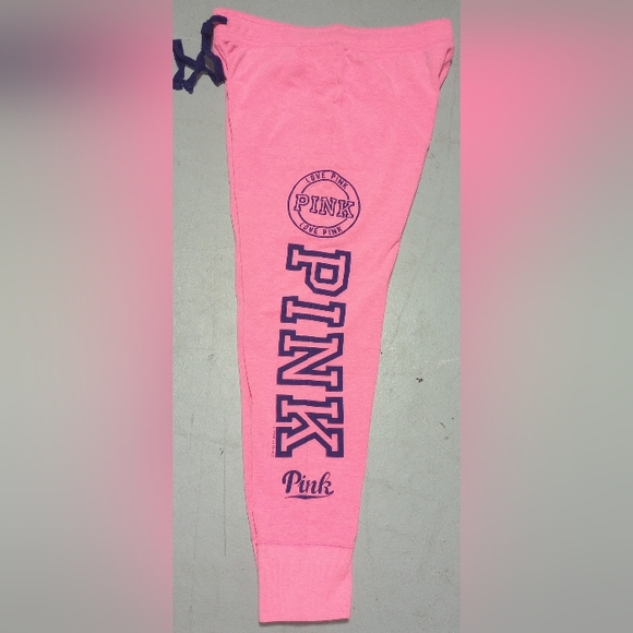 PINK Hoodie Sweatshirt/Sweatpants Set,Size Medium For Both Top & Bottom - Picture 6 of 6